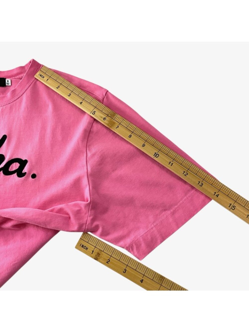 Rapha Logo T Shirt Womens Medium Pink Graphic Cycling Cotton Crew Neck Top - Picture 11 of 13